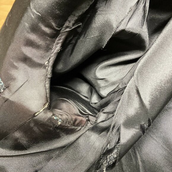 Moores Harris Tweed Men's 40 R Black Scottish Wool Blazer Sports Jacket - Picture 10 of 11